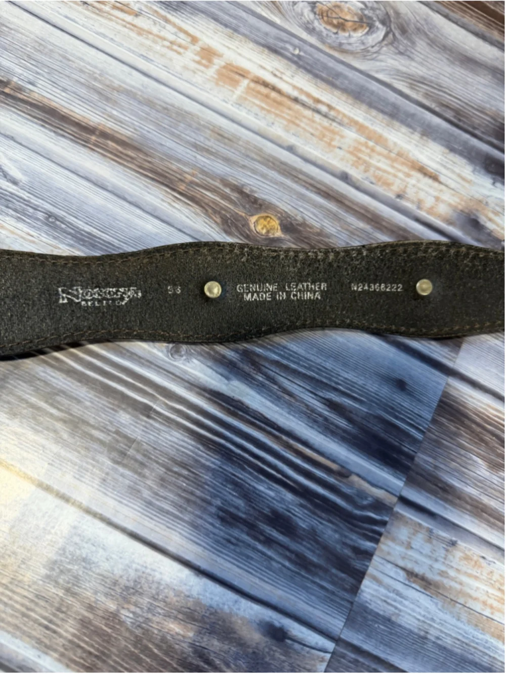 Nocona Mossy Oak camo shotgun shell belt brown leather belt